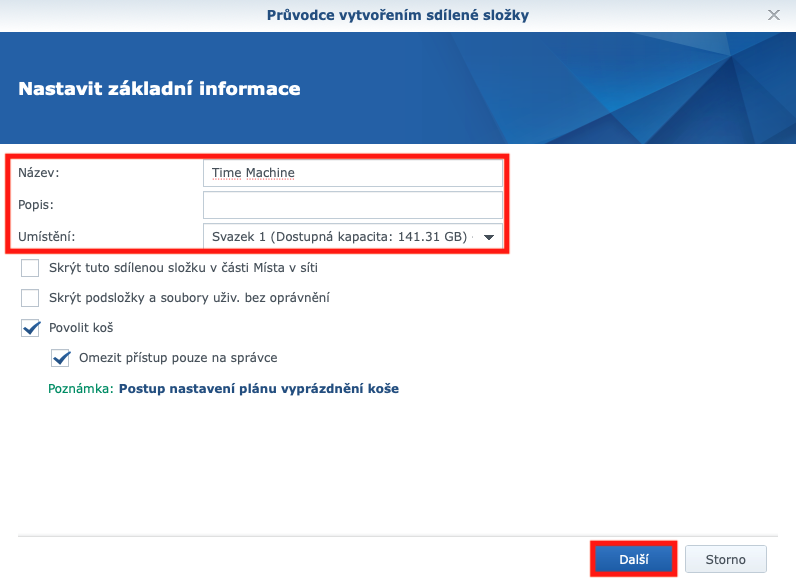 time machine synology21