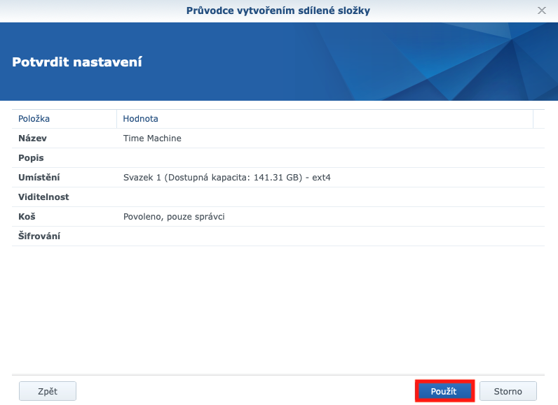 time machine synology26