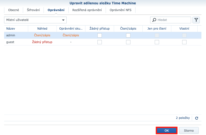 time machine synology27