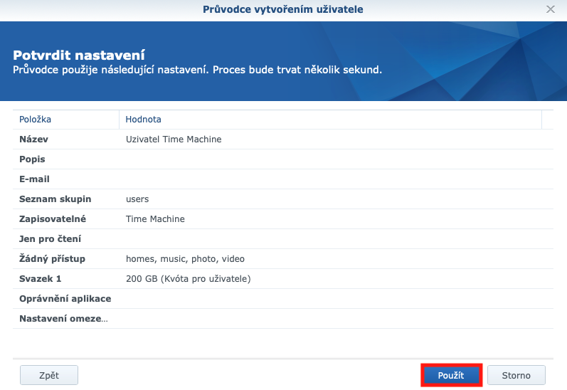 time machine synology7