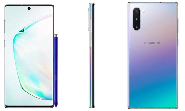 official Galaxy Note10 renders