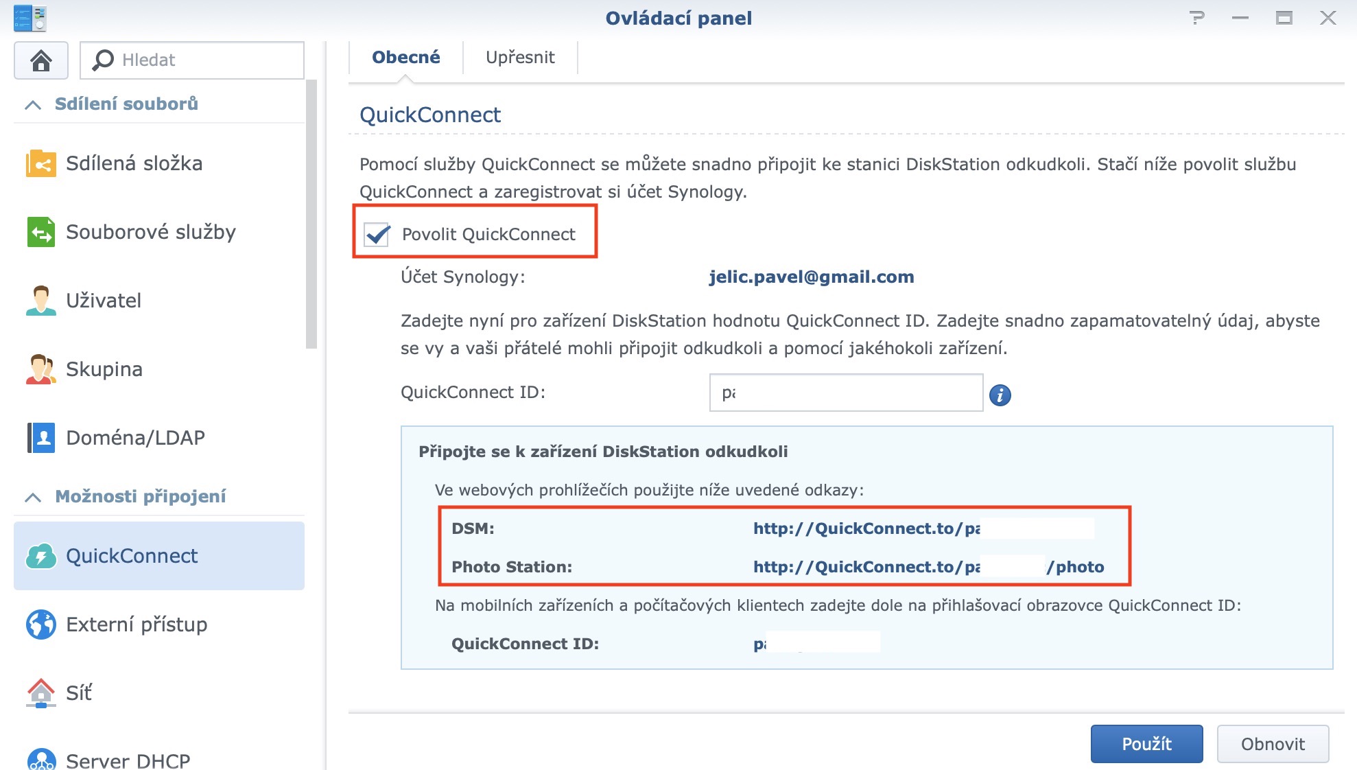 synology otazky a odpovedi