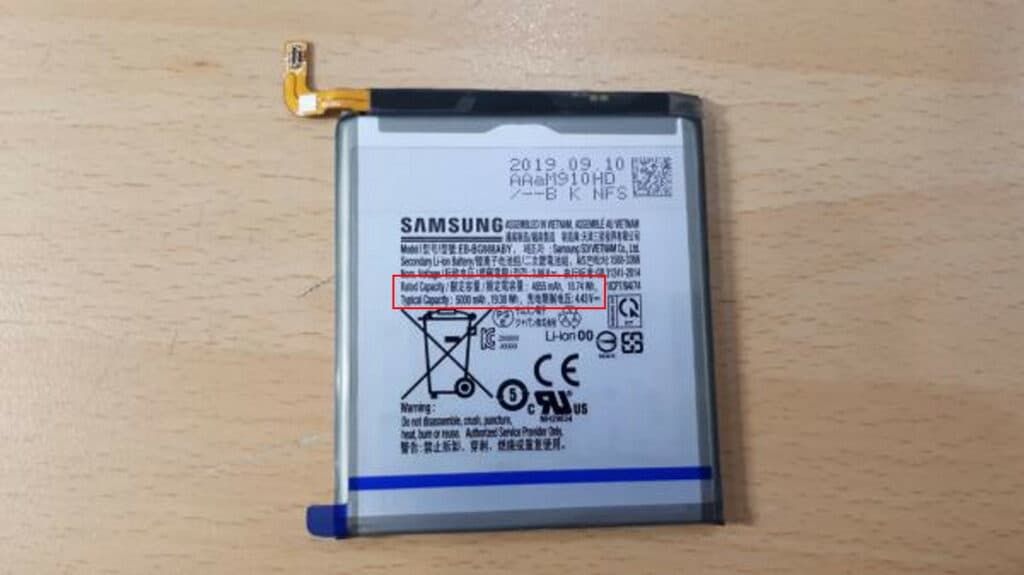 Samsung Galaxy S11 Plus baterie 5000 mAh Galaxy Club