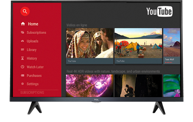 TCL ES58 AndroidTV YouTube