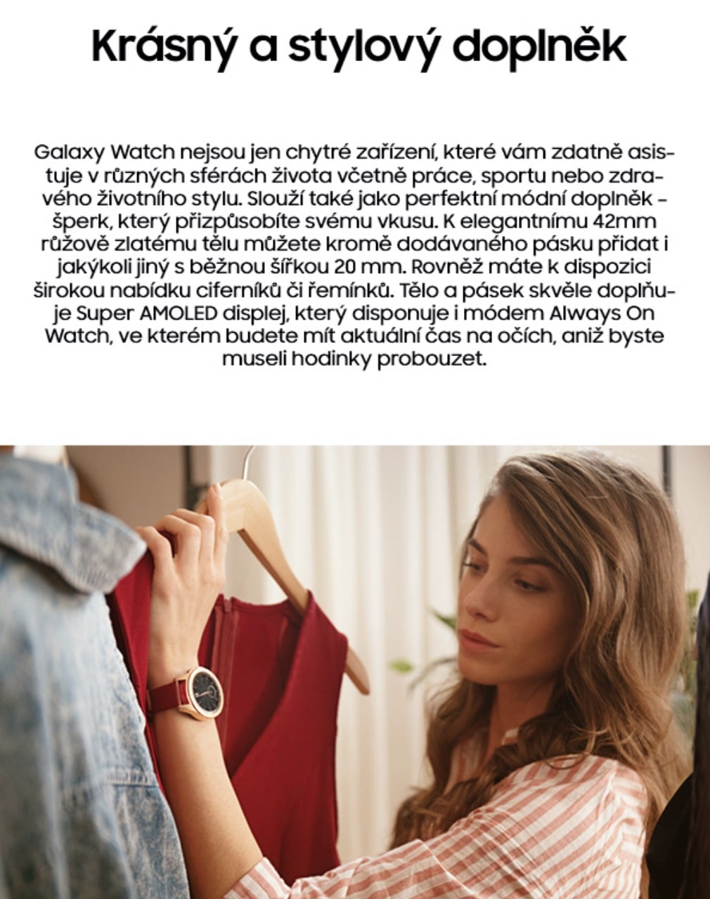 Chytré hodinky Samsung Galaxy Watch 42mm - obě barvy 3-min Chytré hodinky Samsung Galaxy Watch 42mm - obě barvy