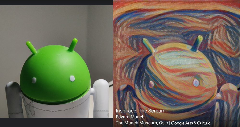 google arts and culture art transfer