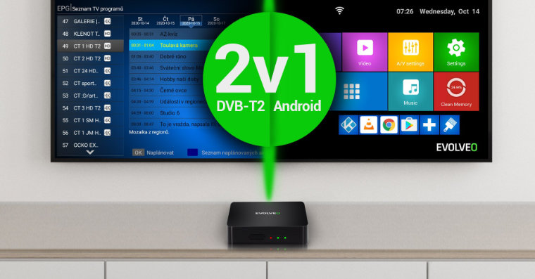 EVOLVEO Hybrid Box T2 2v1 fb EVOLVEO Hybrid Box T2 2v1 fb