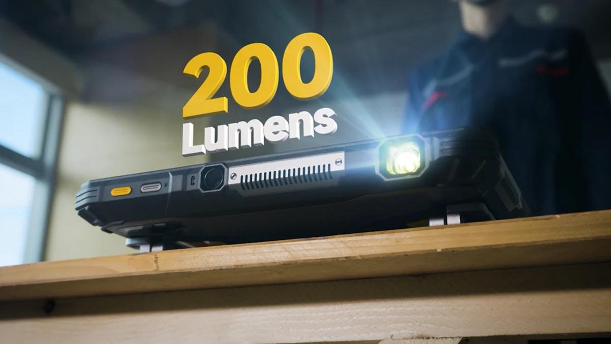 Miss me with that slim phones trend heres the worlds first tablet with a built in projector