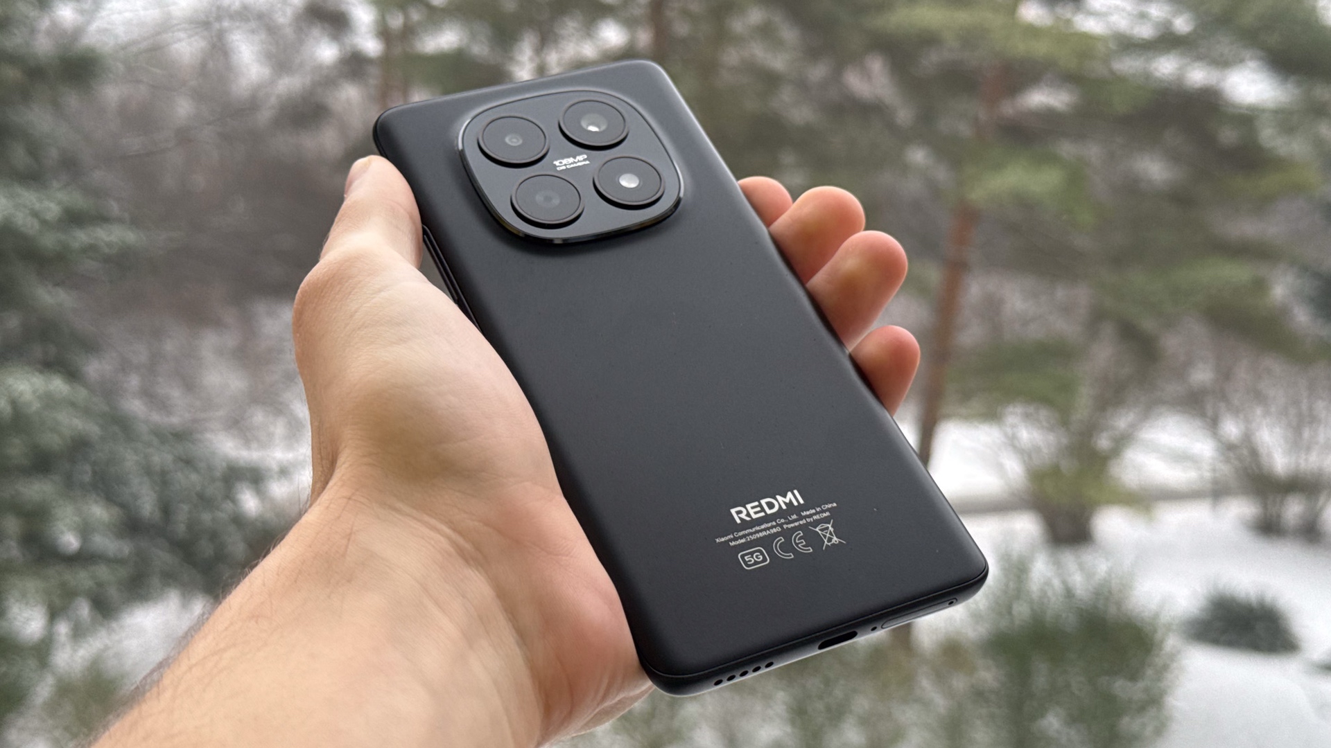 1920 1080 Xiaomi Redmi Note 15 black