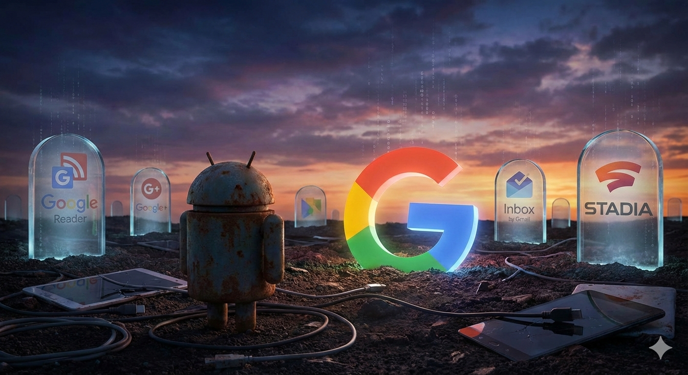 Google zrušené aplikace