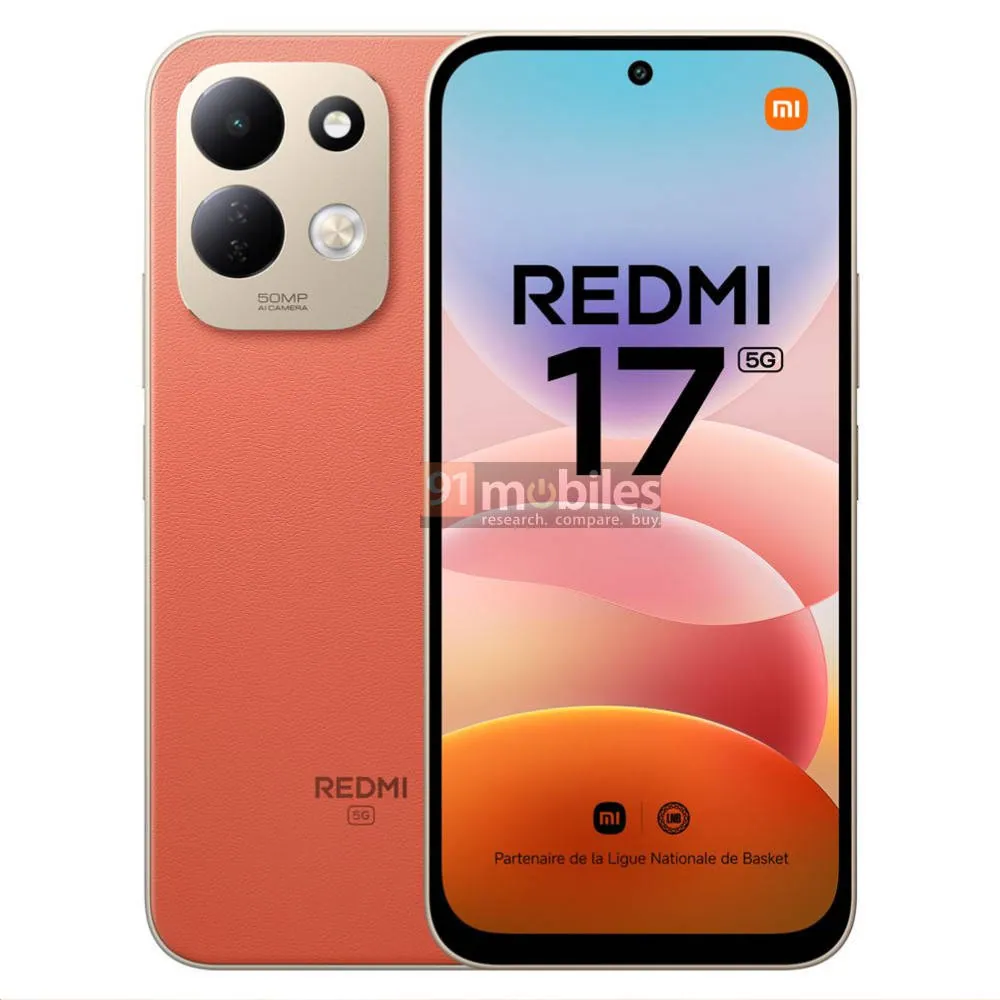 REDMI 17 5G render 3
